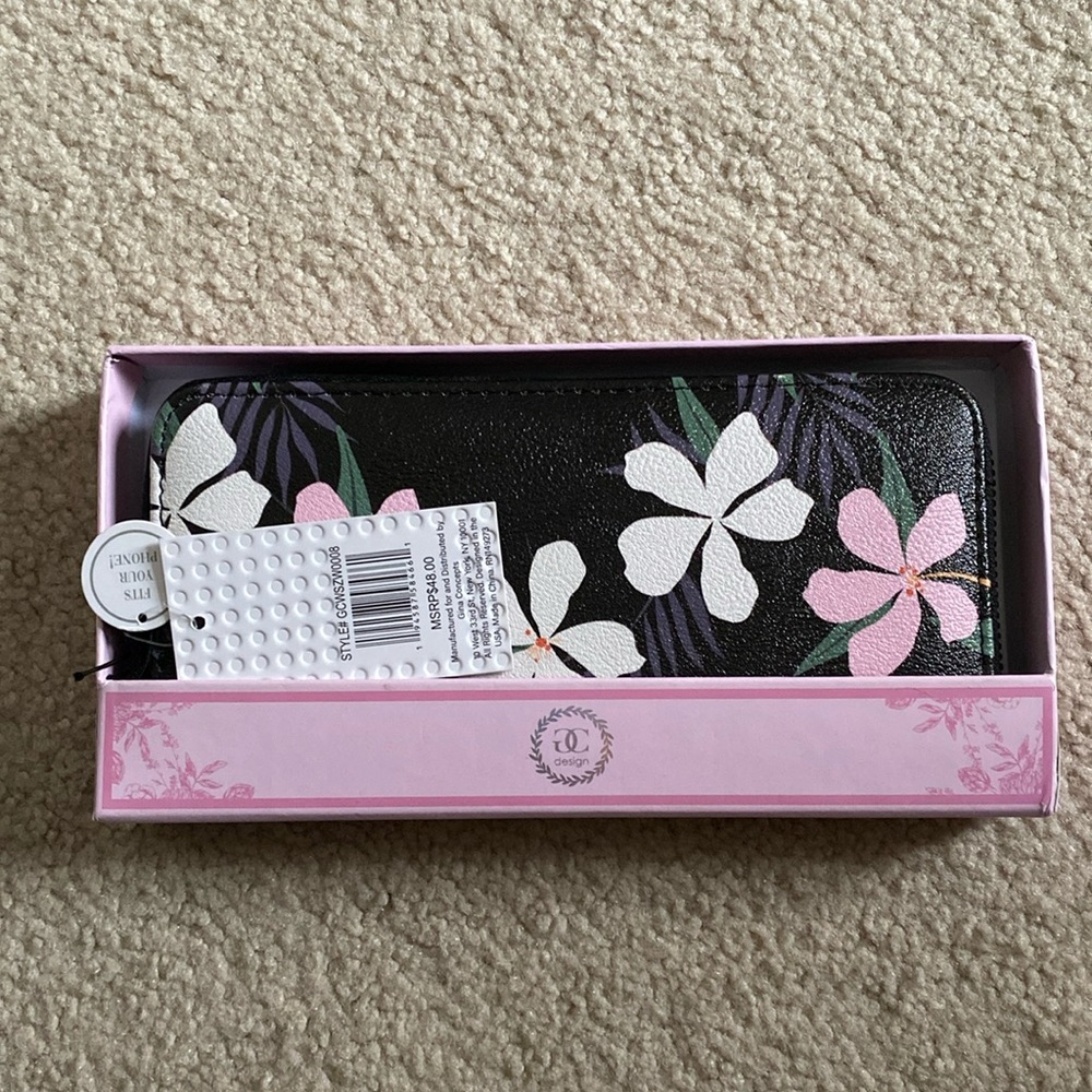 Floral Wallet New With Tag
